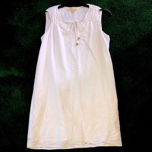 MICHAEL Michael Kors white eyelet Summer beach dress size Medium